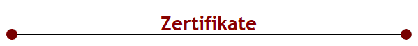 Zertifikate